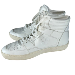 Anine Bing Sporty White Hayden High Top Sneakers Size 39 EU / 9 US