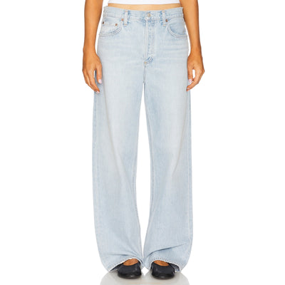 Agolde Relaxed Blue Low Slung Baggy Denim Jeans Size 26