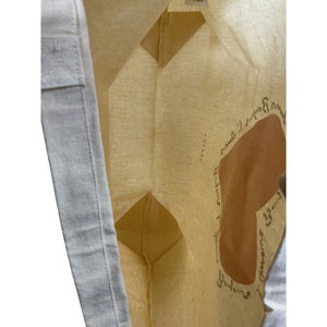 Sézane Graphic Ecru Bonjour L'amour Tote Bag