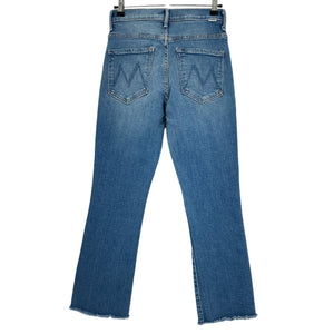 Mother Classic Blue Insider Ankle Fray Denim Jeans Size 27