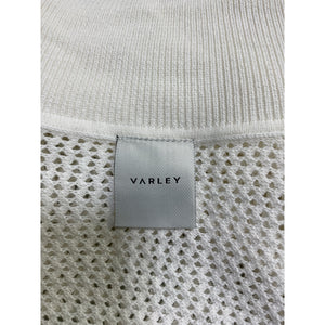 Varley 'Fairfield' White Cotton Knit Jacket Size XS