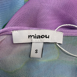 Miaou Sheer Blue Billie Midi Dress Size S