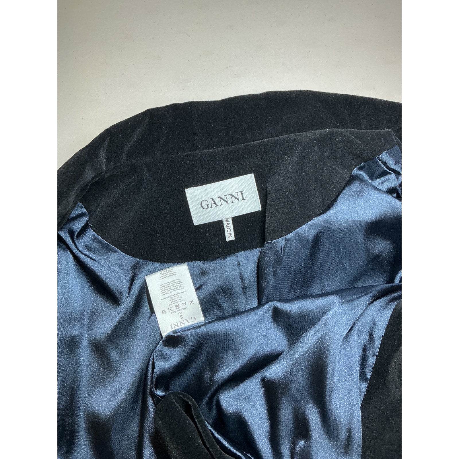 Ganni Black Blazer Size S - NWT