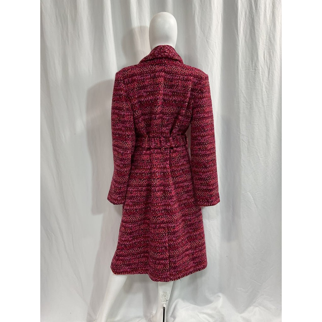 Hutch 'Kat' Pink Wrap Coat Size L - NWT