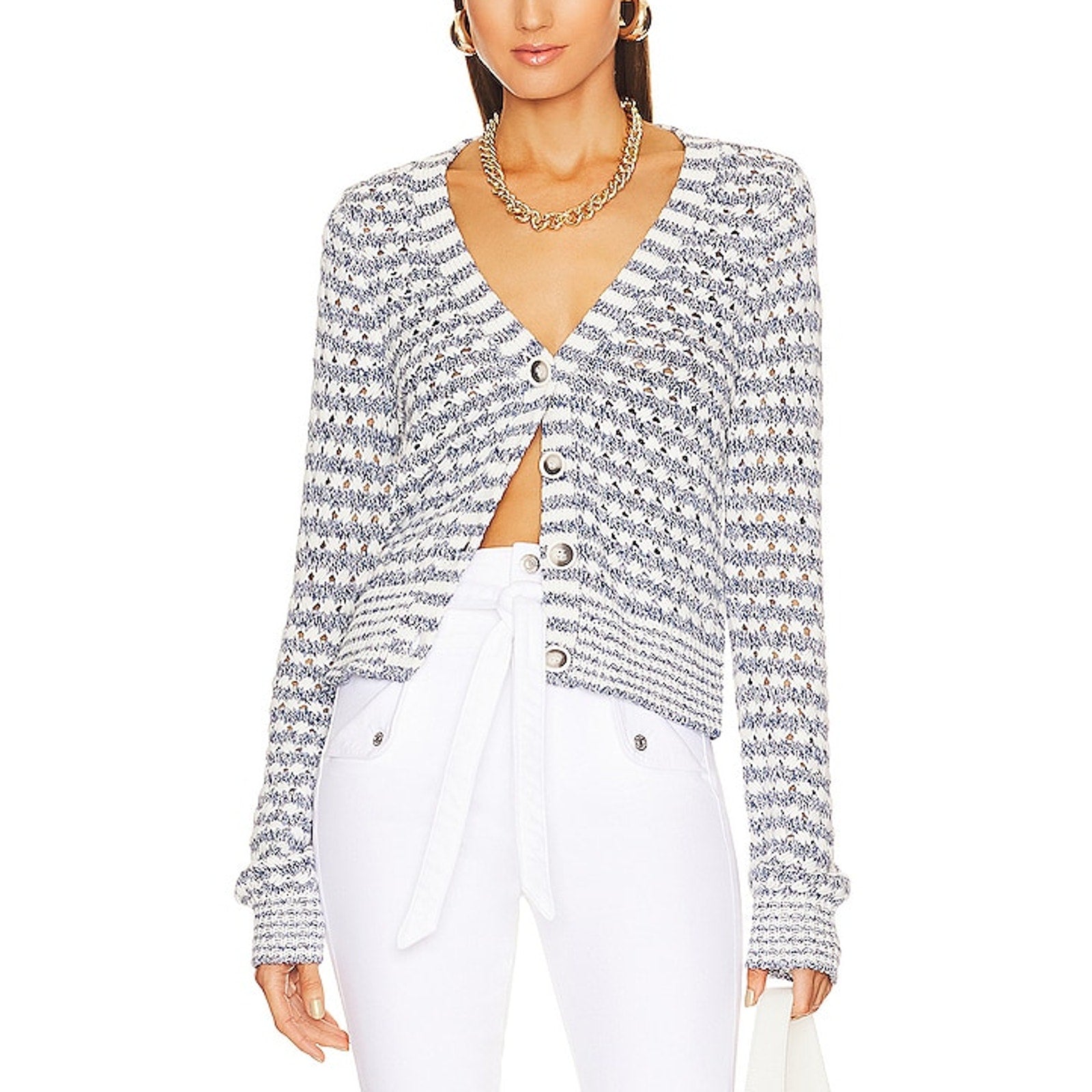 Veronica Beard 'Artura' Blue Cardigan Size M