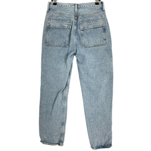Agolde Relaxed Blue Cooper Cargo Denim Jeans Size 26