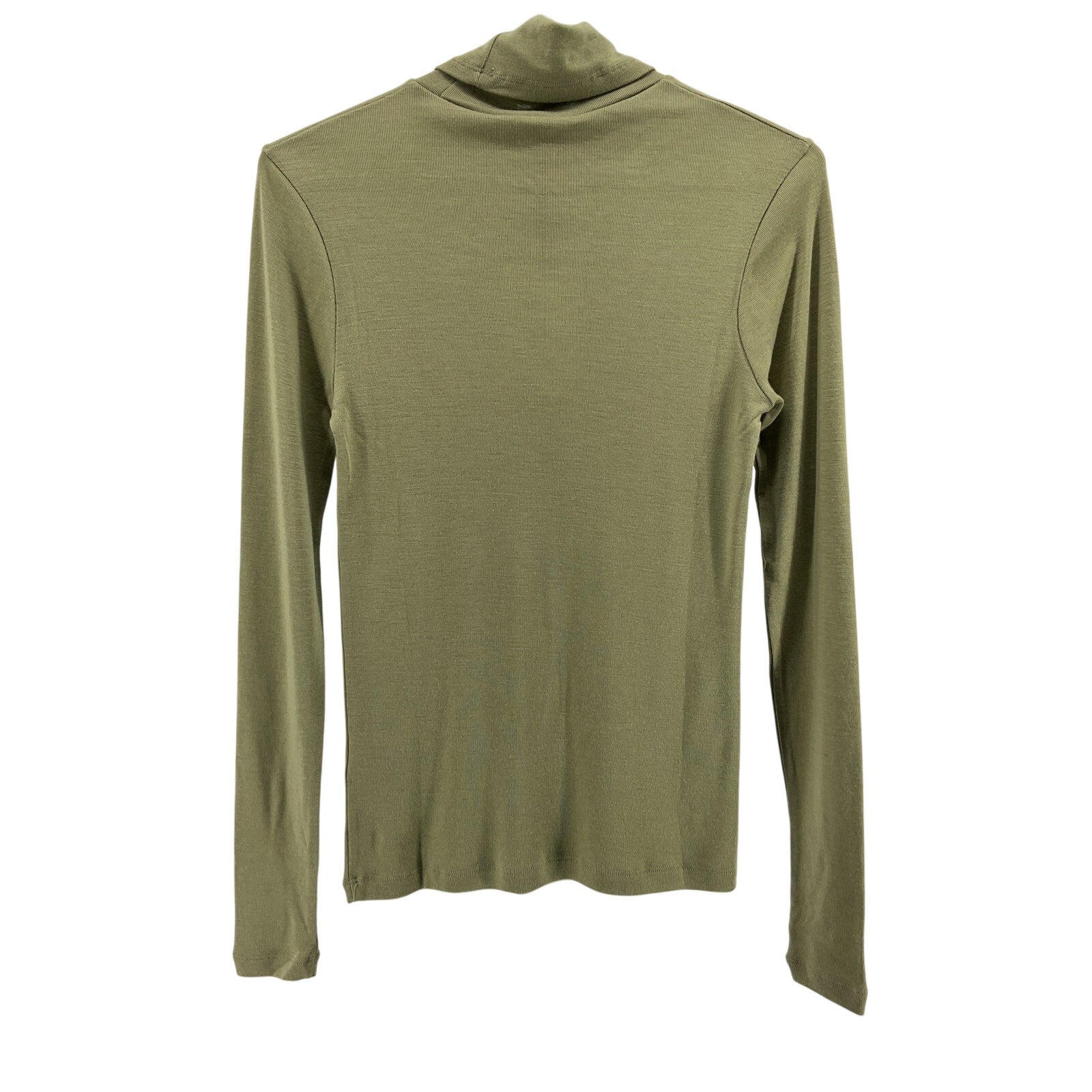 R�he Green Merino Wool Turtleneck Top Size 38 - NWT