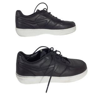 Rag And Bone Classic Black Retro Court Sneakers Size 8