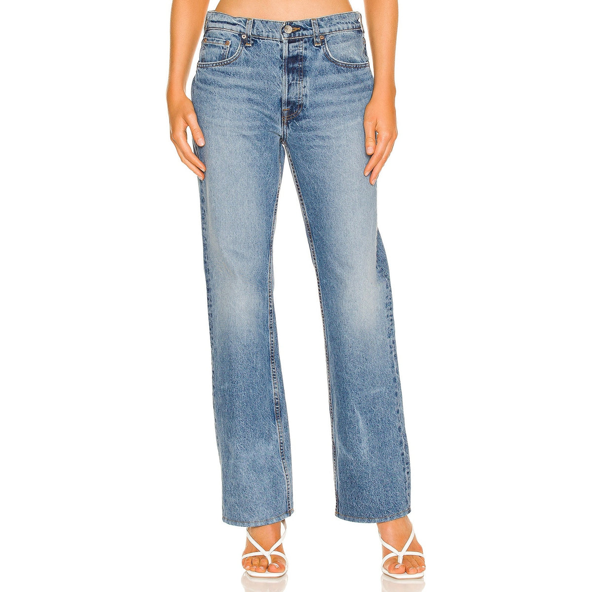 Grlfrnd Classic Blue Courtney Bootcut Denim Jeans Size 30