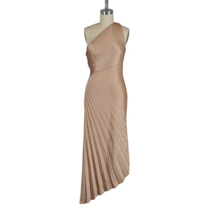 A.L.C. Pleated Rose Gold Delfine Dress Size 4