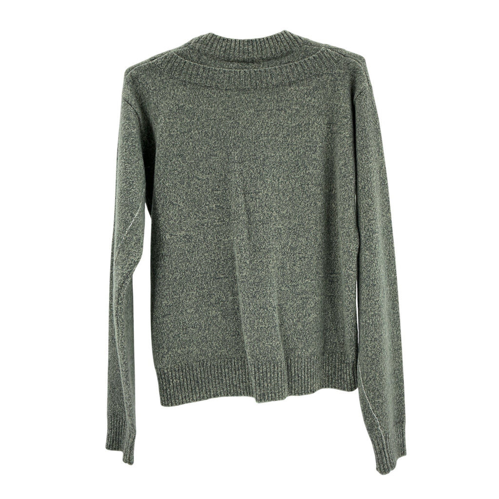 Paco Rabanne 'Layered' Green Wool Embellished Wool-Blend Sweater Size L