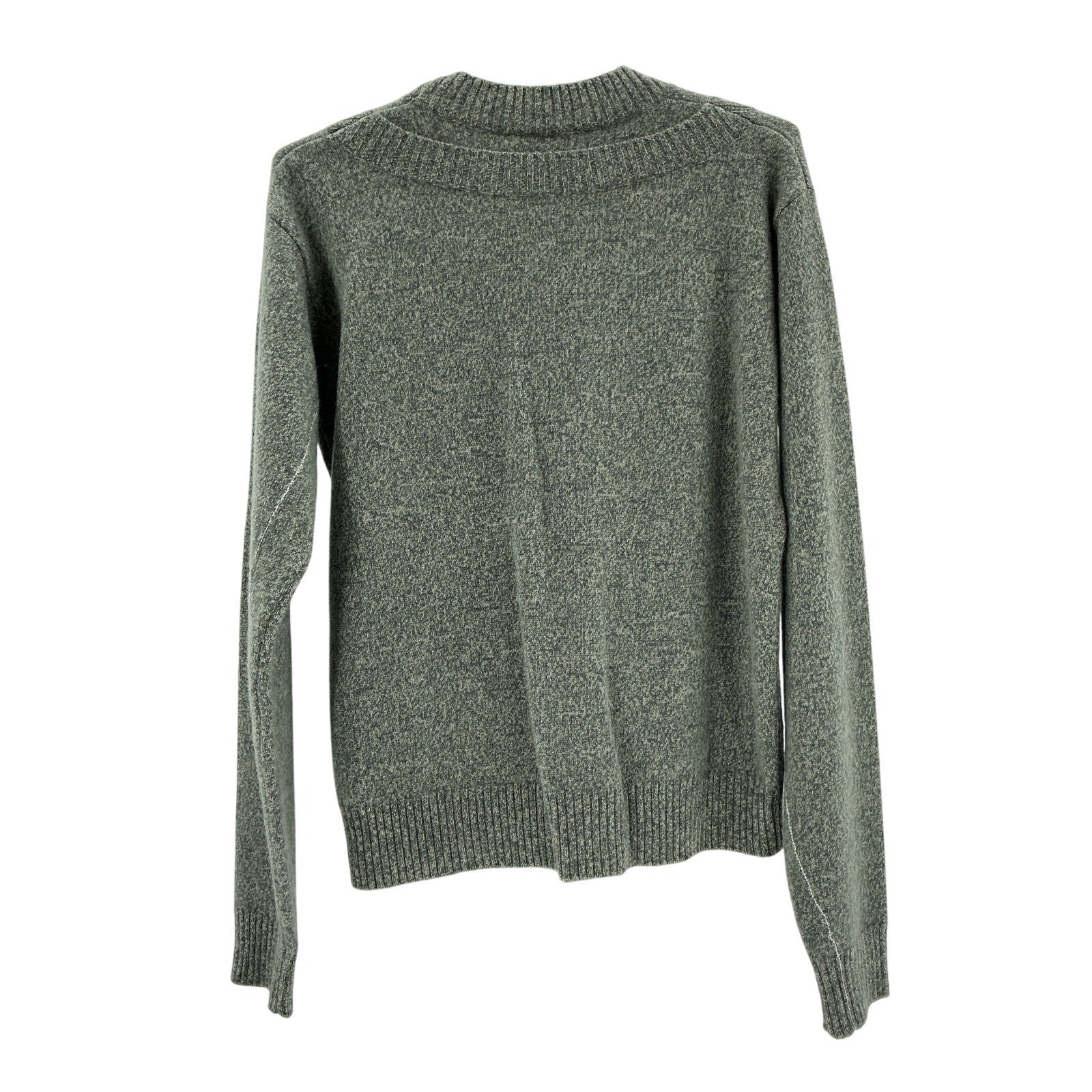 Paco Rabanne 'Layered' Green Wool Embellished Wool-Blend Sweater Size L