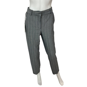 Babaton Tailored Lara White/Black Command Trousers Size 2 NWT