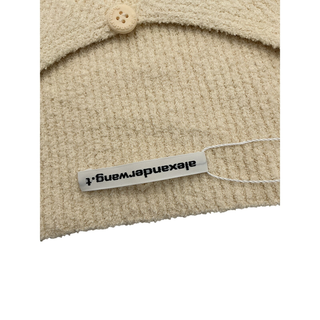 Alexanderwang.T Beige Cotton Cutout T-Shirt Size XS