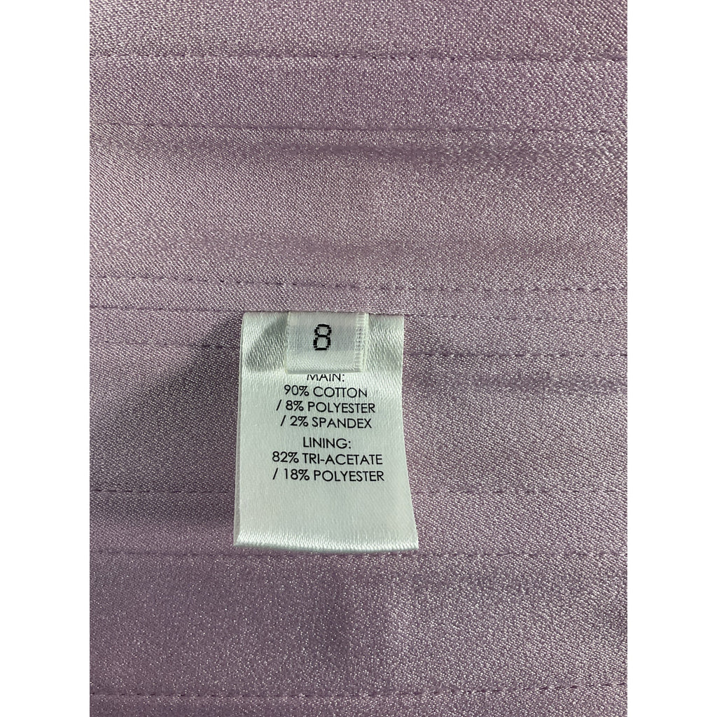 Alex Perry 'Cole' Pink Corduroy Glitter Finish Bustier Top Size 4