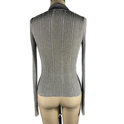 A.L.C. Shimmer Mercury Elsa Top Size XS