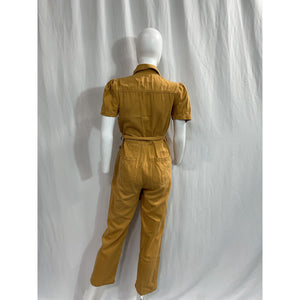 Boyish 'The Vincent' Gold Jumpsuit Size XS