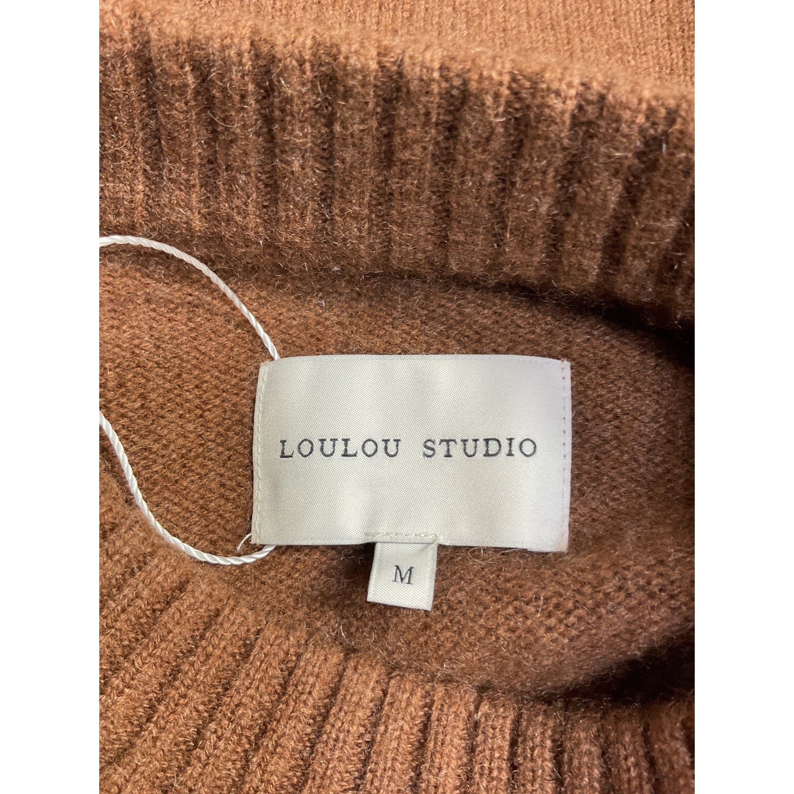 Loulou Studio 'Baltra' Brown Cashmere Sweater Size M