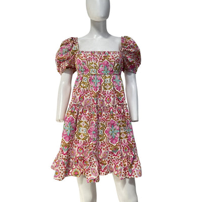 Misa Los Angeles Floral Pink Kayla Dress Size M