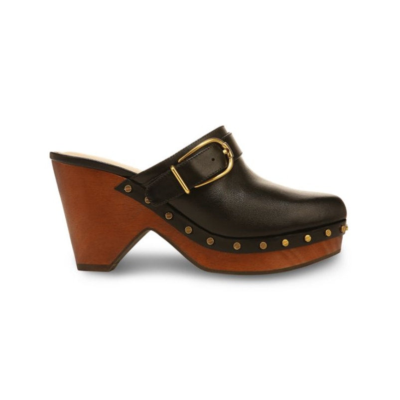 Veronica Beard 'Hendrix' Black Clog Size 6