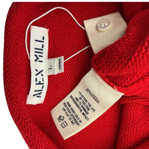 Alex Mill Classic Red Taylor Cardigan Size L