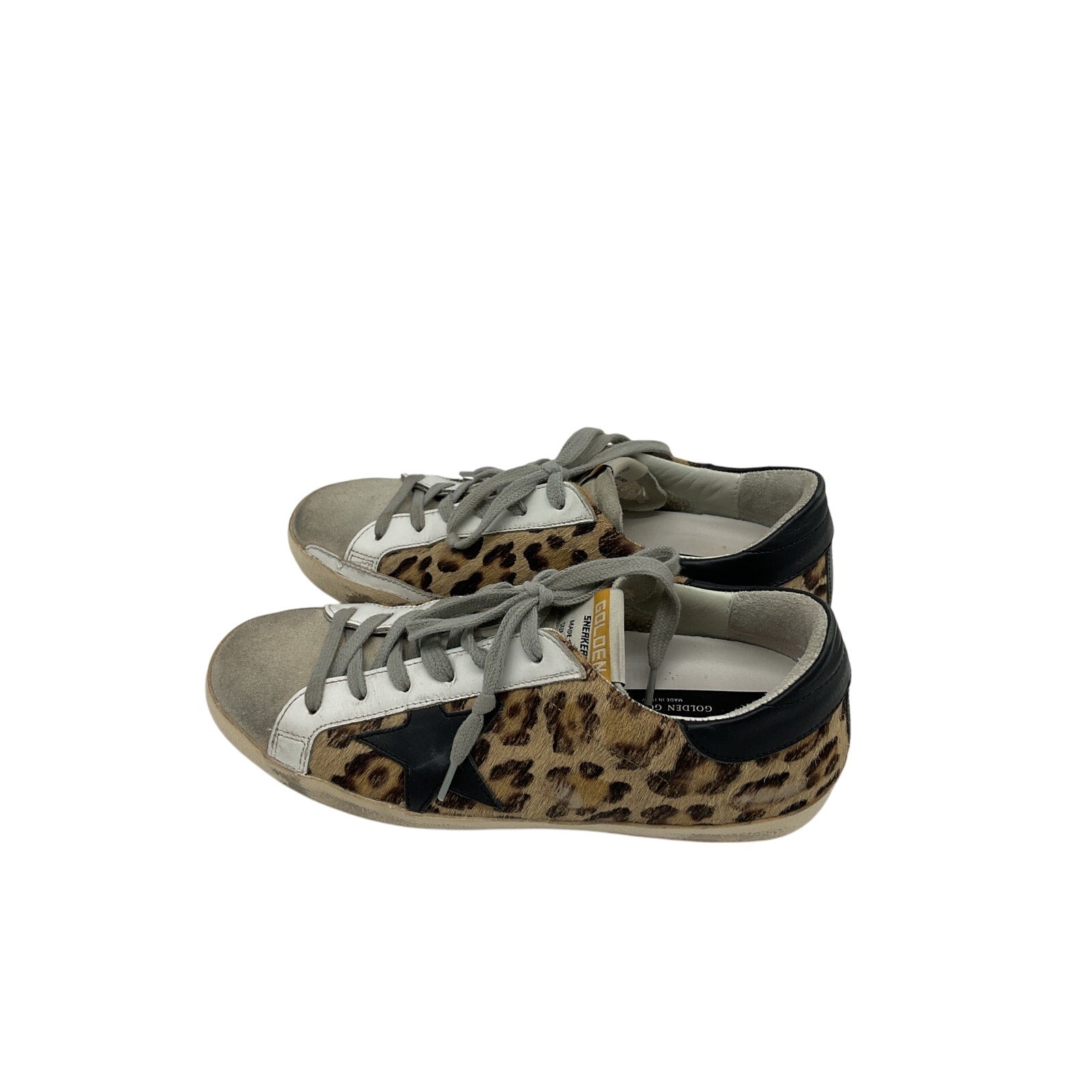 Golden Goose Superstar Brown Leather Sneaker Size 7