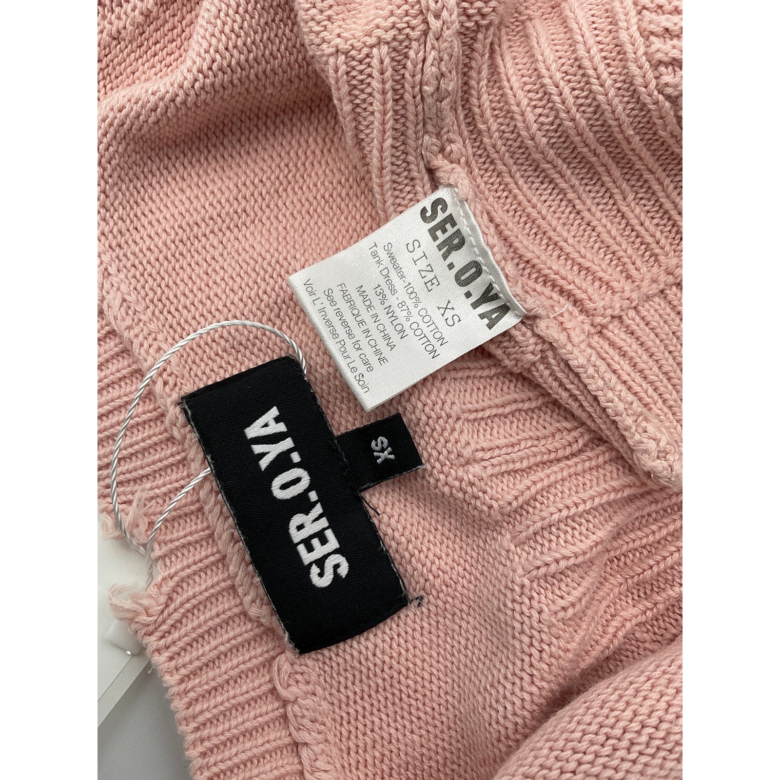 Ser.O.Ya 'Lizzie' Pink Cotton Top Size XS