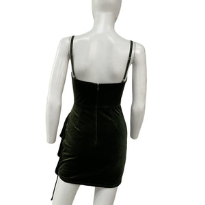 Majorelle Velvet Green Asbury Dress Size XS