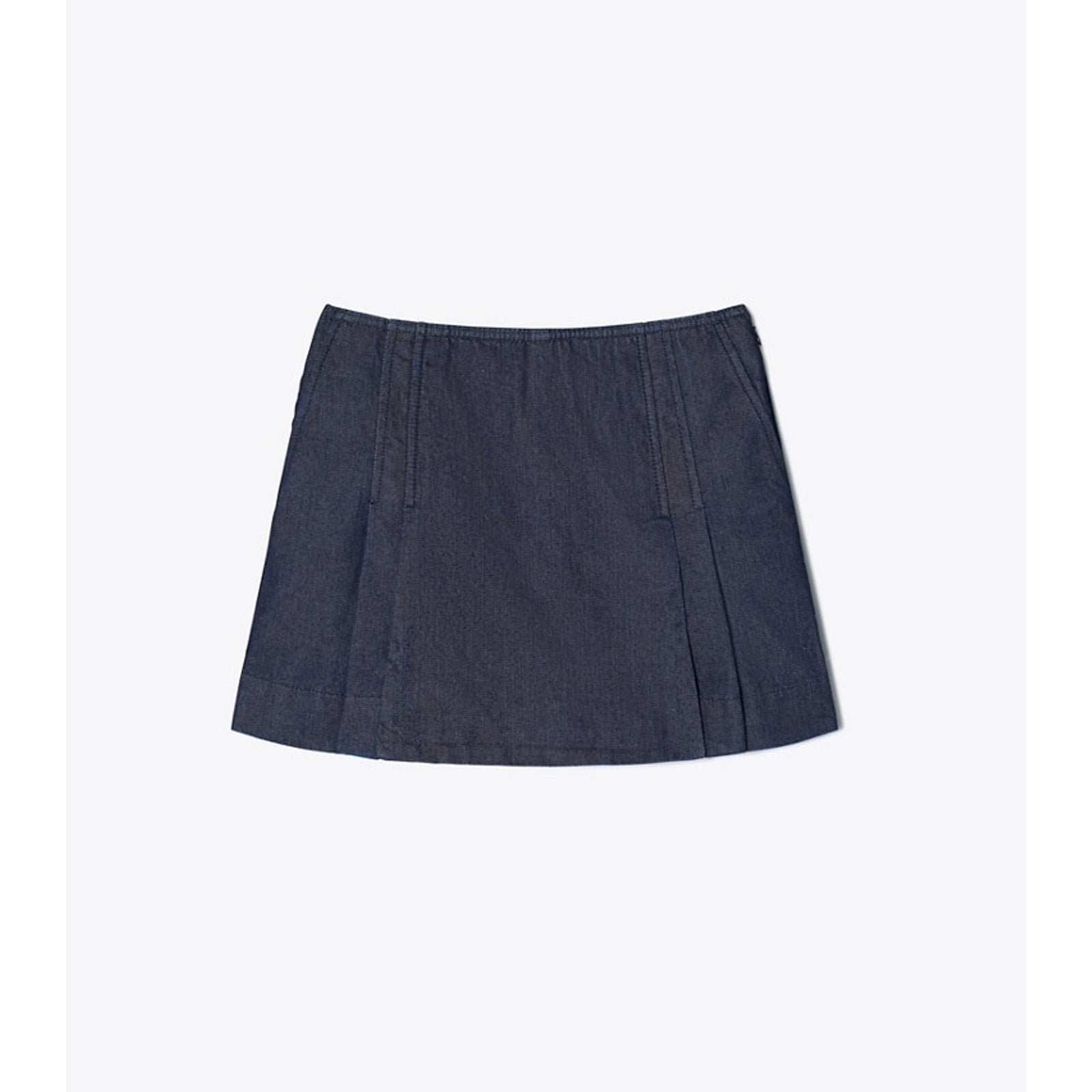 Tory Burch 'Denim' Blue Cotton Skort Size 10