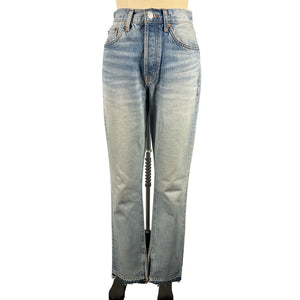 Re/Done Classic Blue 70s High Rise Bootcut Denim Jeans Size 26