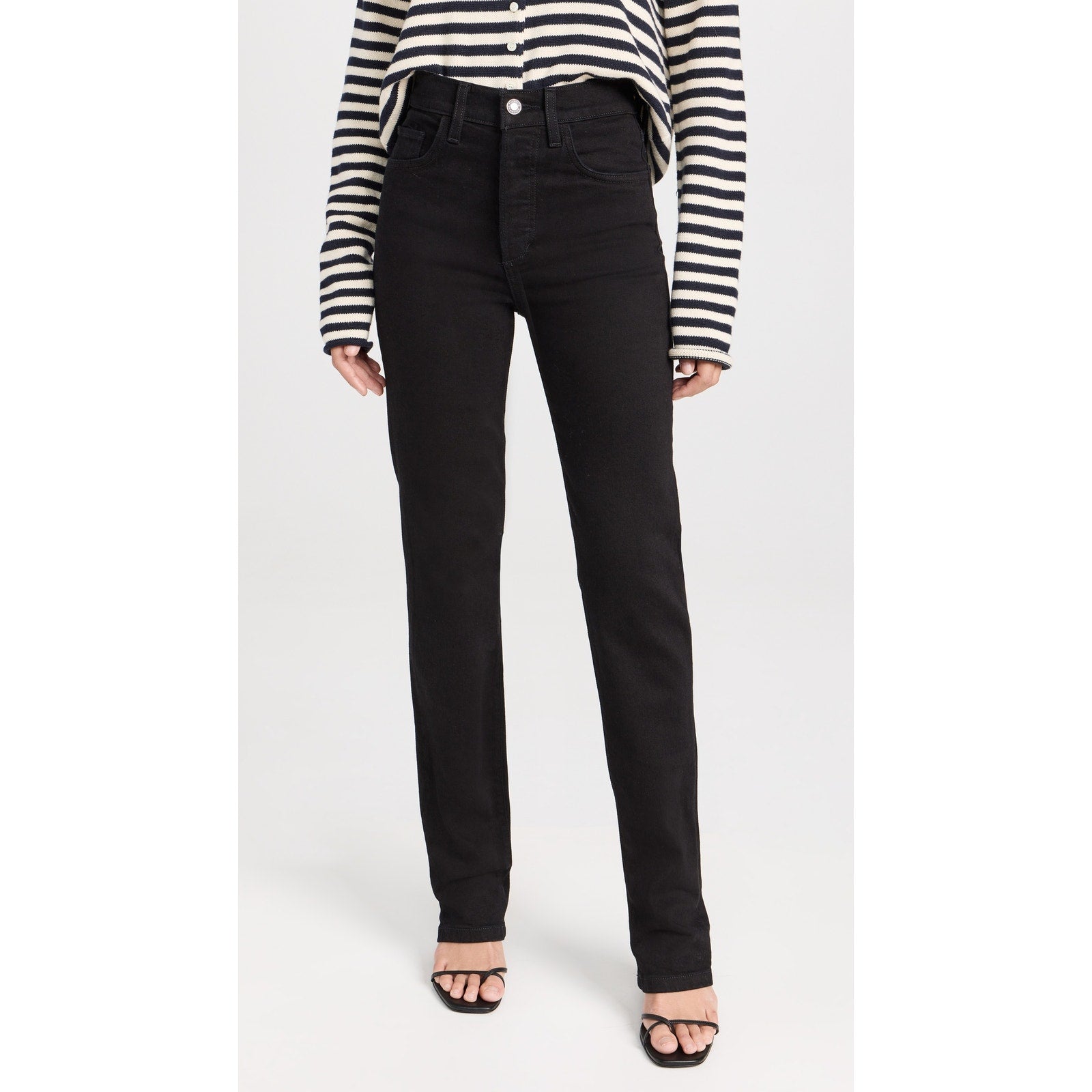 Favorite Daughter The 'Vivi' Black Cotton Jeans Size 26