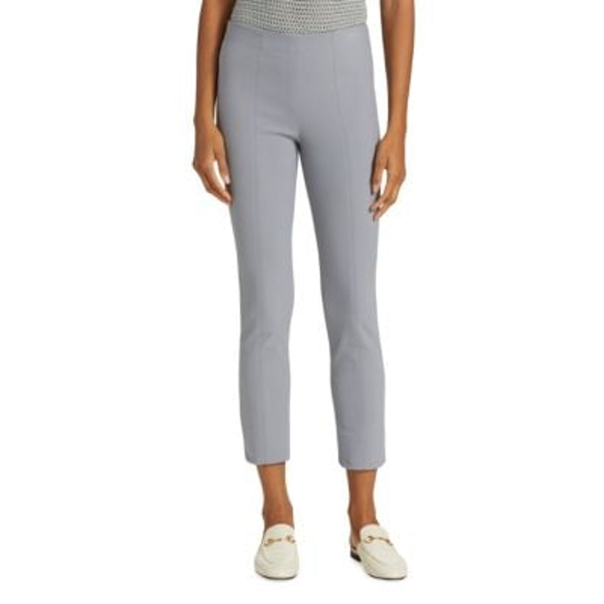 Vince 'Cropped' Blue Stretch-Fit Leggings Size M