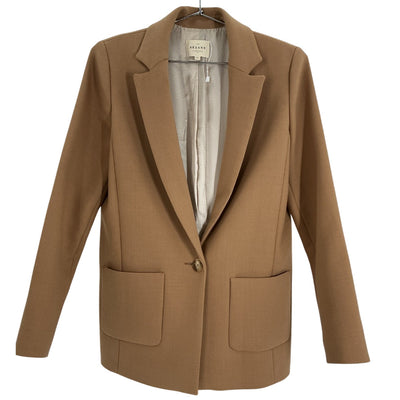 Sézane Tailored Tan Romane Blazer Size 34