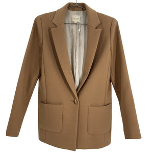 Sézane Tailored Tan Romane Blazer Size 34