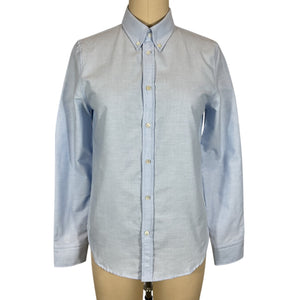 Nili Lotan Crisp Light Blue Dyllan Shirt Size XS NWT