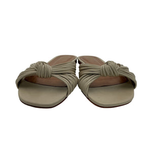 House Of Harlow 1960 Knotted Beige Billie Sandals Size 7.5
