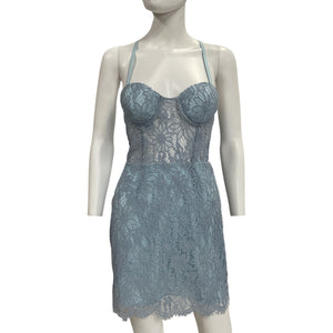Nbd Lace Ice Blue Lilia Dress Size S NWT