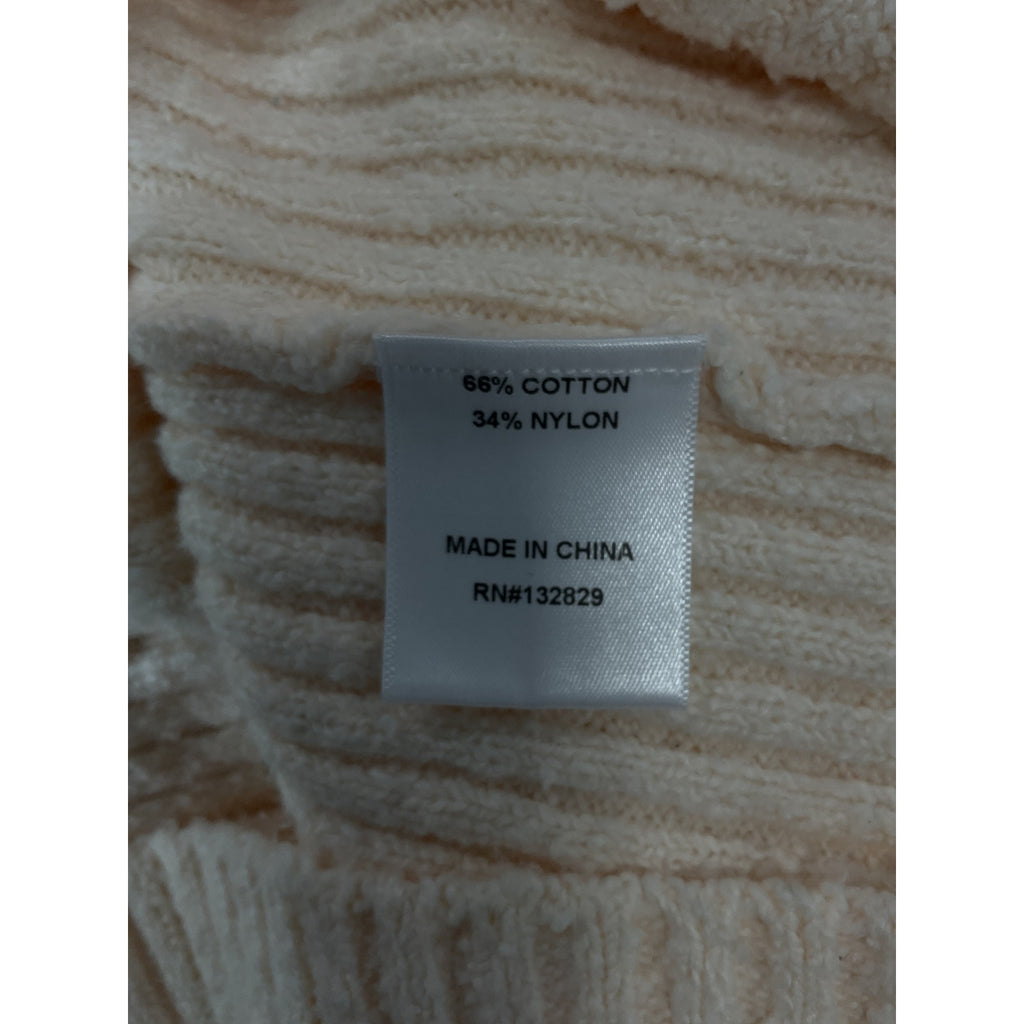 L'Academie 'Namir' White Off Shoulder Sweater Size S