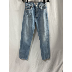Agolde 'Lana' Blue Cotton Vintage Straight Denim Jeans Size 25