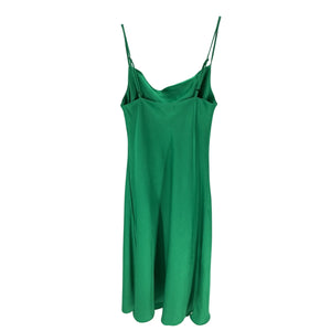 Hatch 'The Easy' Green Polyester Slip Dress Size 0