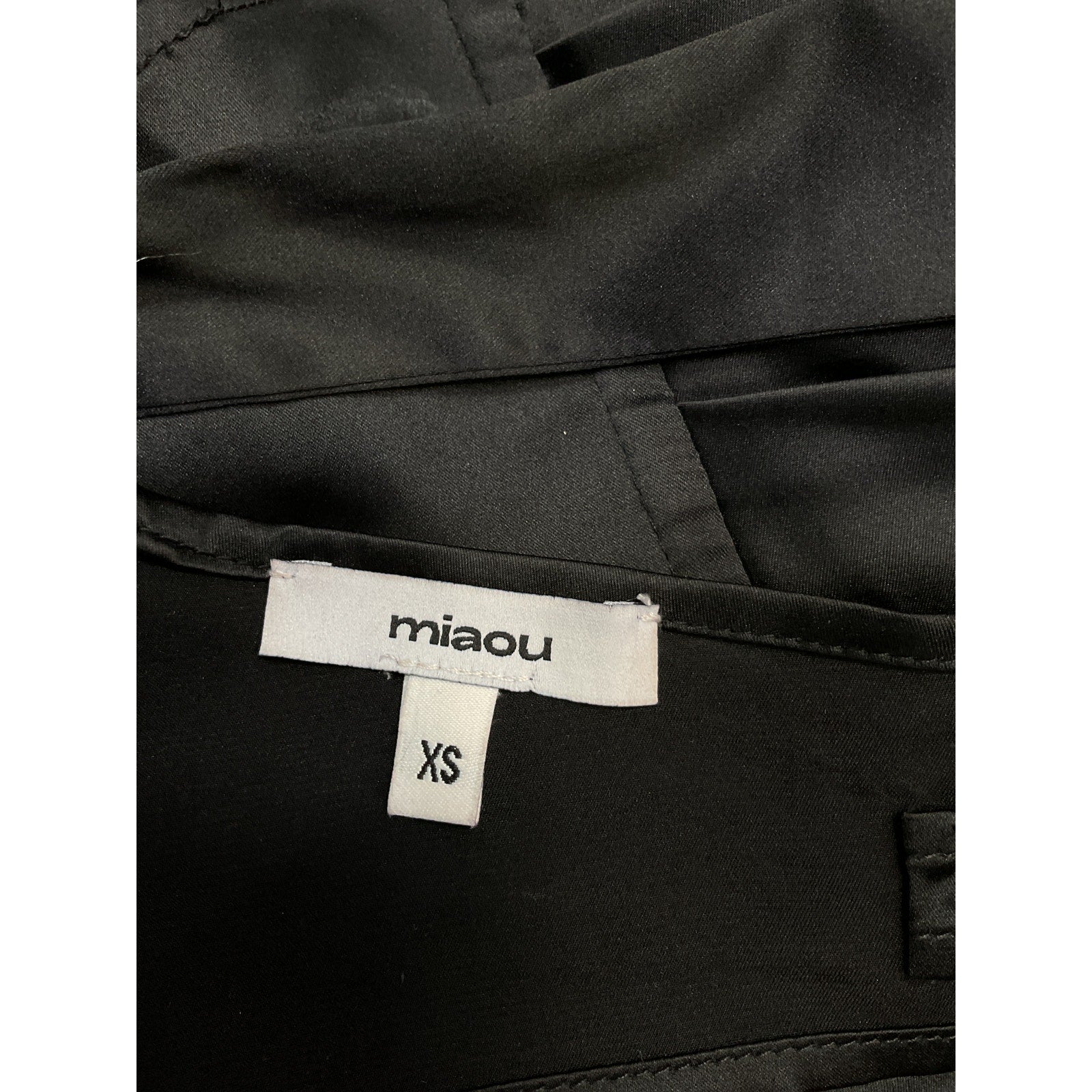 Miaou 'Tati' Black Top Size XS