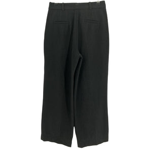 The Frankie Shop Pleated Black Layton Wide-Leg Pants Size S