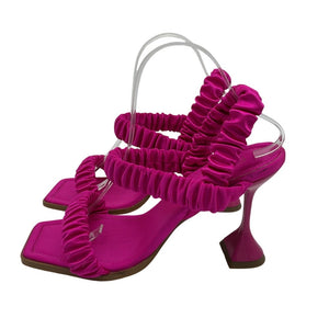 Raye Ruched Fuchsia Kia Sandals Size 10