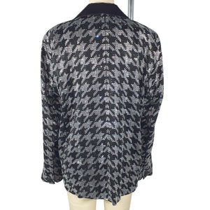 Retrofête Embellished Black Ivy Blazer Size S