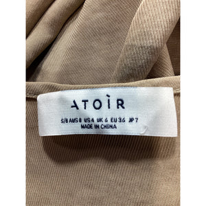 Atoir 'Turned Around' Tan Dress Size S