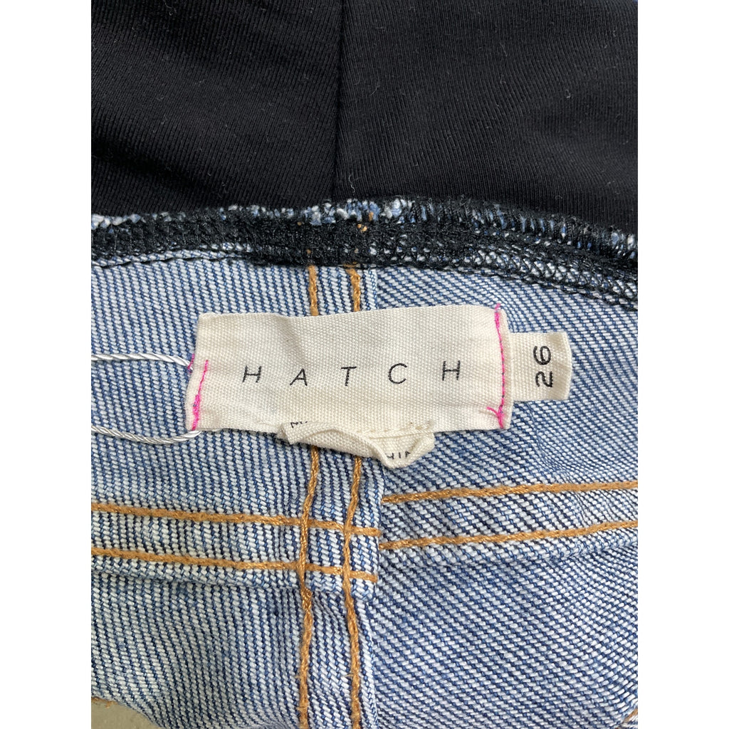 Hatch 'The Over' Blue The Bump Straight Maternity Jean Size 26