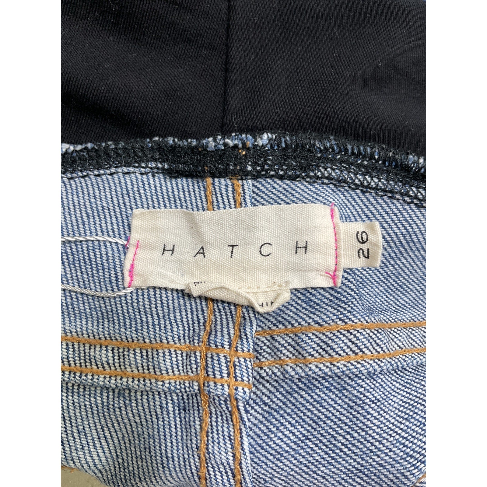 Hatch 'The Over' Blue The Bump Straight Maternity Jean Size 26
