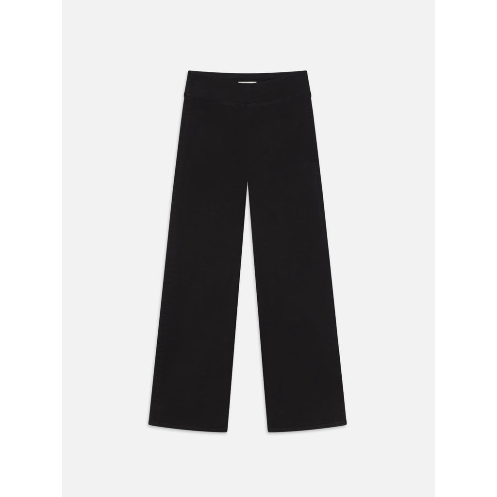 Frame The Jetset Slim 'Palazzo' Black Cotton Pant Size 1