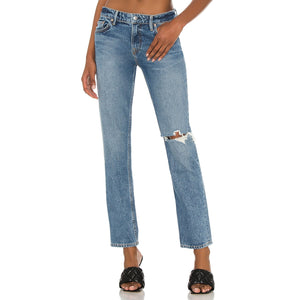 Grlfrnd Distressed Hidden Hills Kate Denim Jeans Size 26
