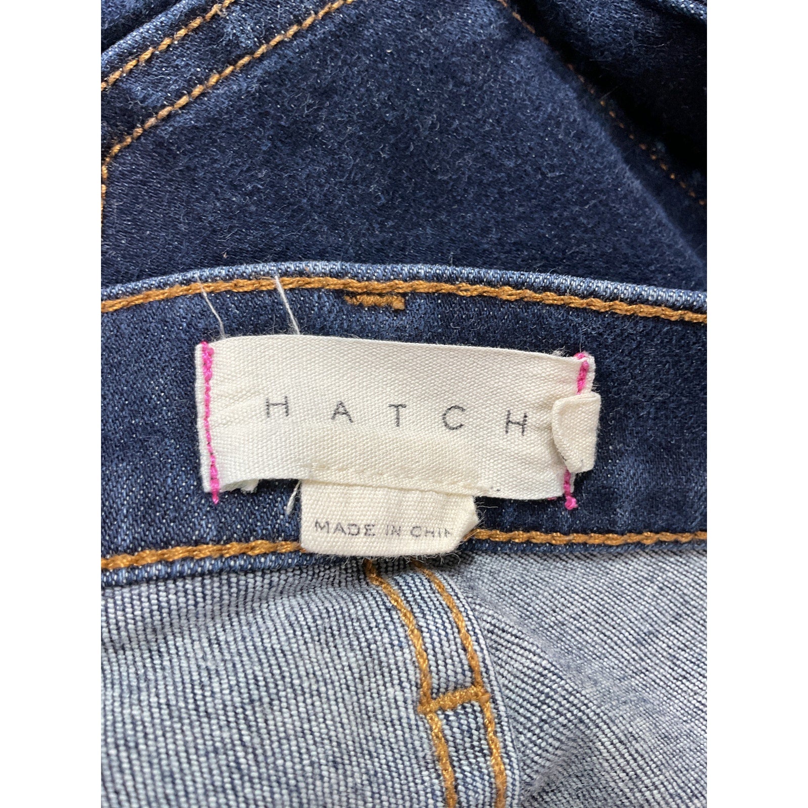 Hatch 'The Slim' Black Maternity Denim Jean Size 26